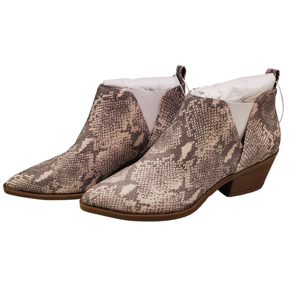 Womens Snakeskin Boots Universal Thread Boots Size 8.5 - Picture 2 of 13